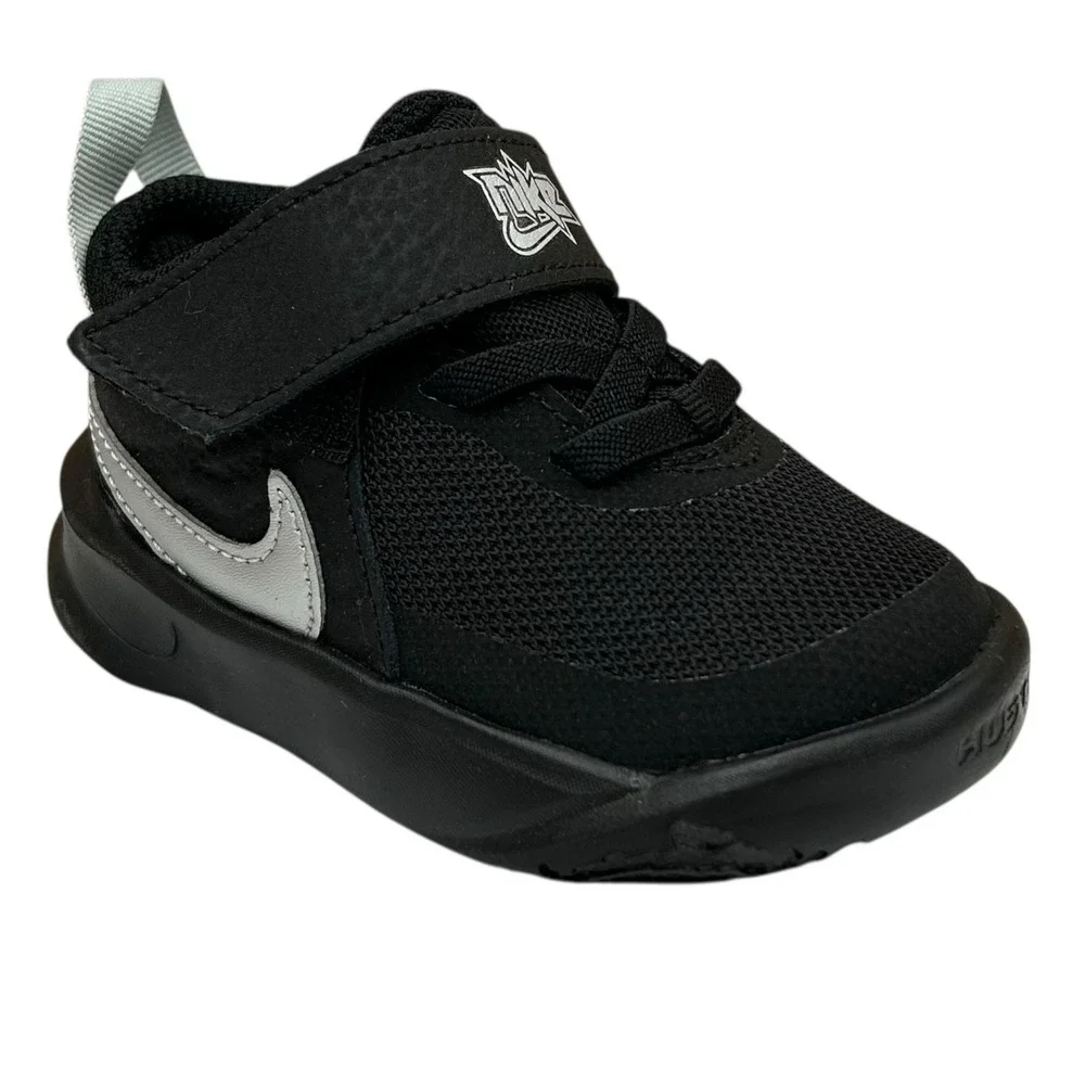 Nike Team Hustle D Baby‎ Infant Boys Slip-on Sneakers Size 5 Black-Gray